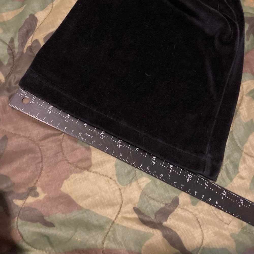 Reebok vintage 2000s velour flare pants logo hit athleisure women's XL/33x31 - Picture 8 of 8